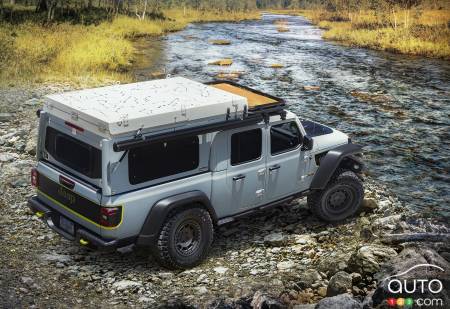 Prototype Jeep Farout, trois quarts arrière